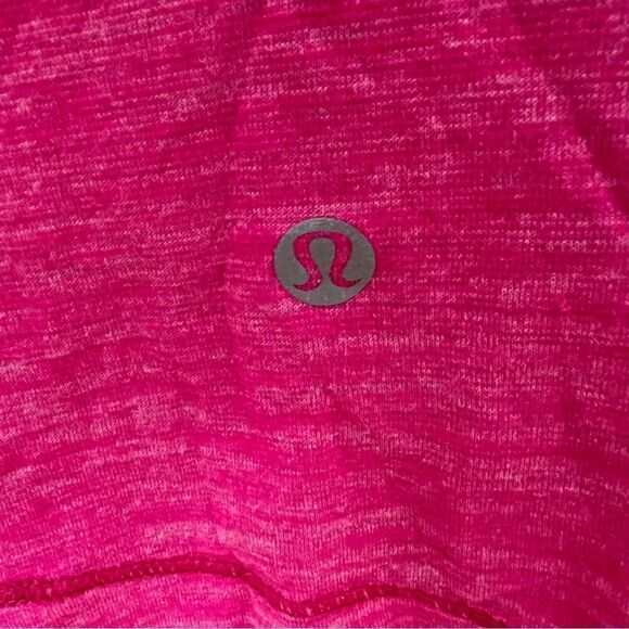 Lululemon Run For Gold Tank Hot Pink Magenta Running Tank Top Sports Bra Size 8 - Picture 7 of 13
